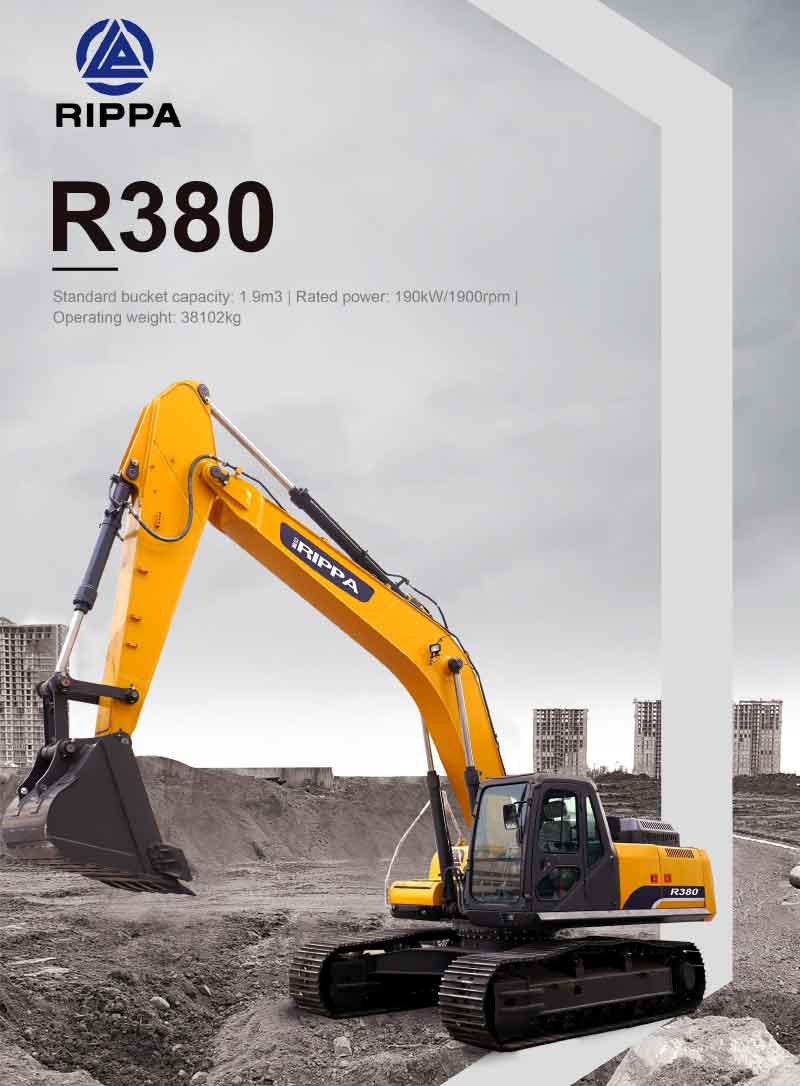 Большой экскаватор R380 Большой экскаватор R380