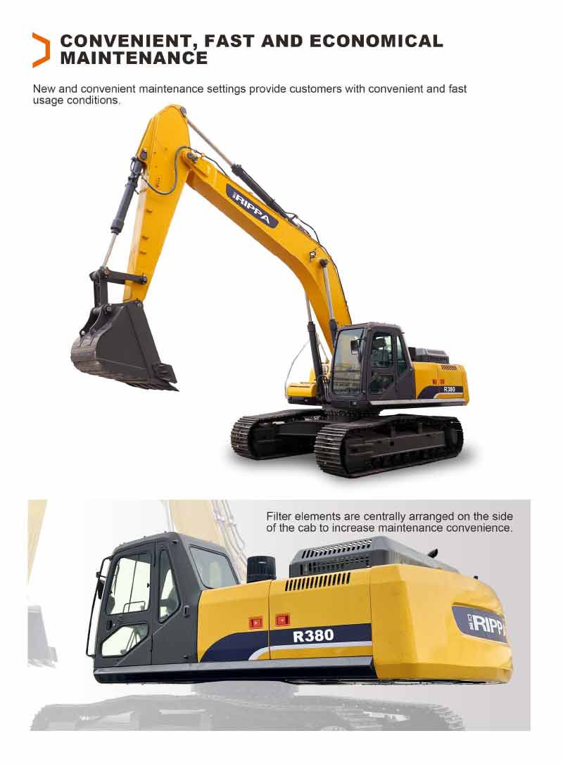 Большой экскаватор R380 Большой экскаватор R380