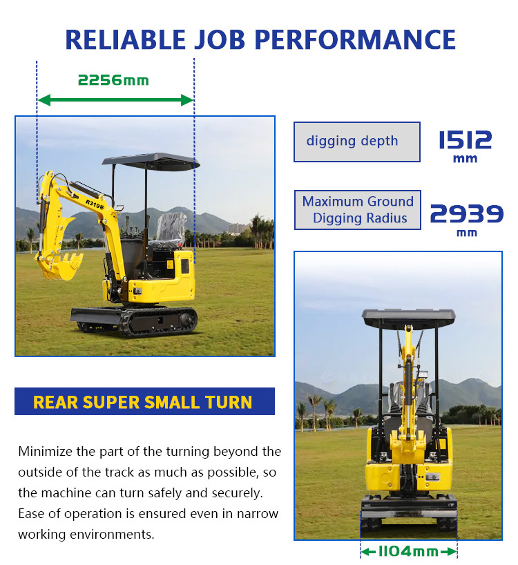 мини-экскаватор r319