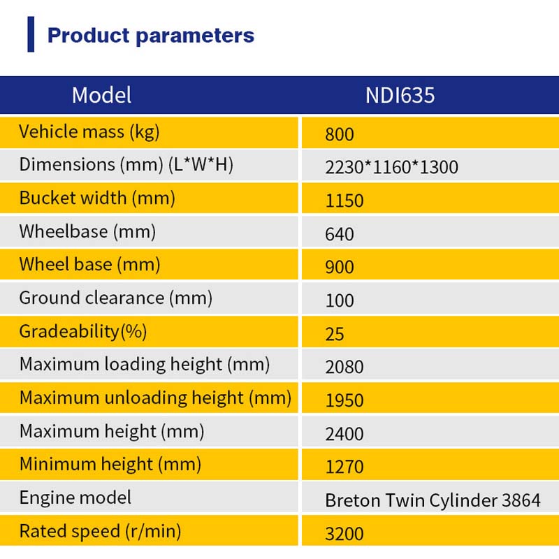 Мини-погрузчик NDI635